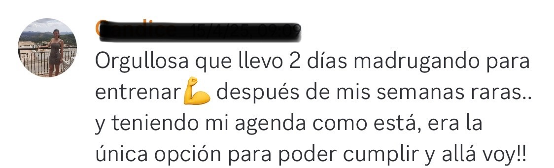 Testimonio de transformación Real Camifit